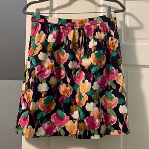 New Floral J Crew Skirt
